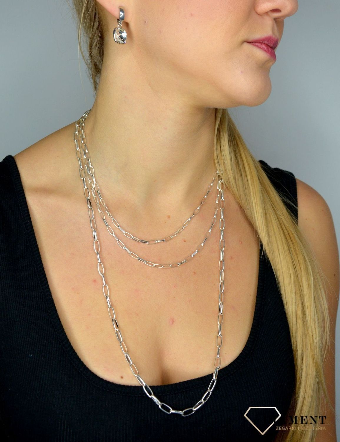 Srebrny łańcuszek 925 równe ogniwka 'Duży ankier' DIA-LAN-1712-925 3,1mm (1).jpg